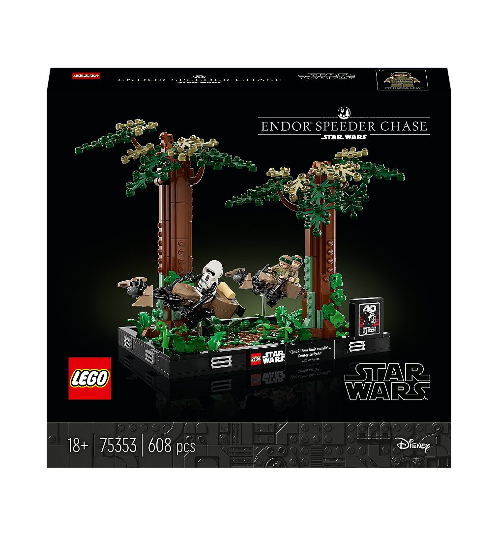 LEGO® Star Wars™ - Diorama de la course-poursuite en speeder sur Endor™ - 75353