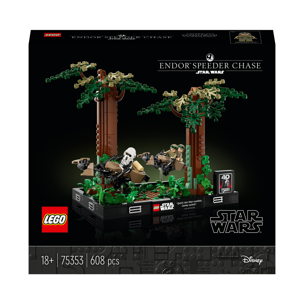 LEGO® Star Wars™ - Diorama de la course-poursuite en speeder sur Endor™ - 75353