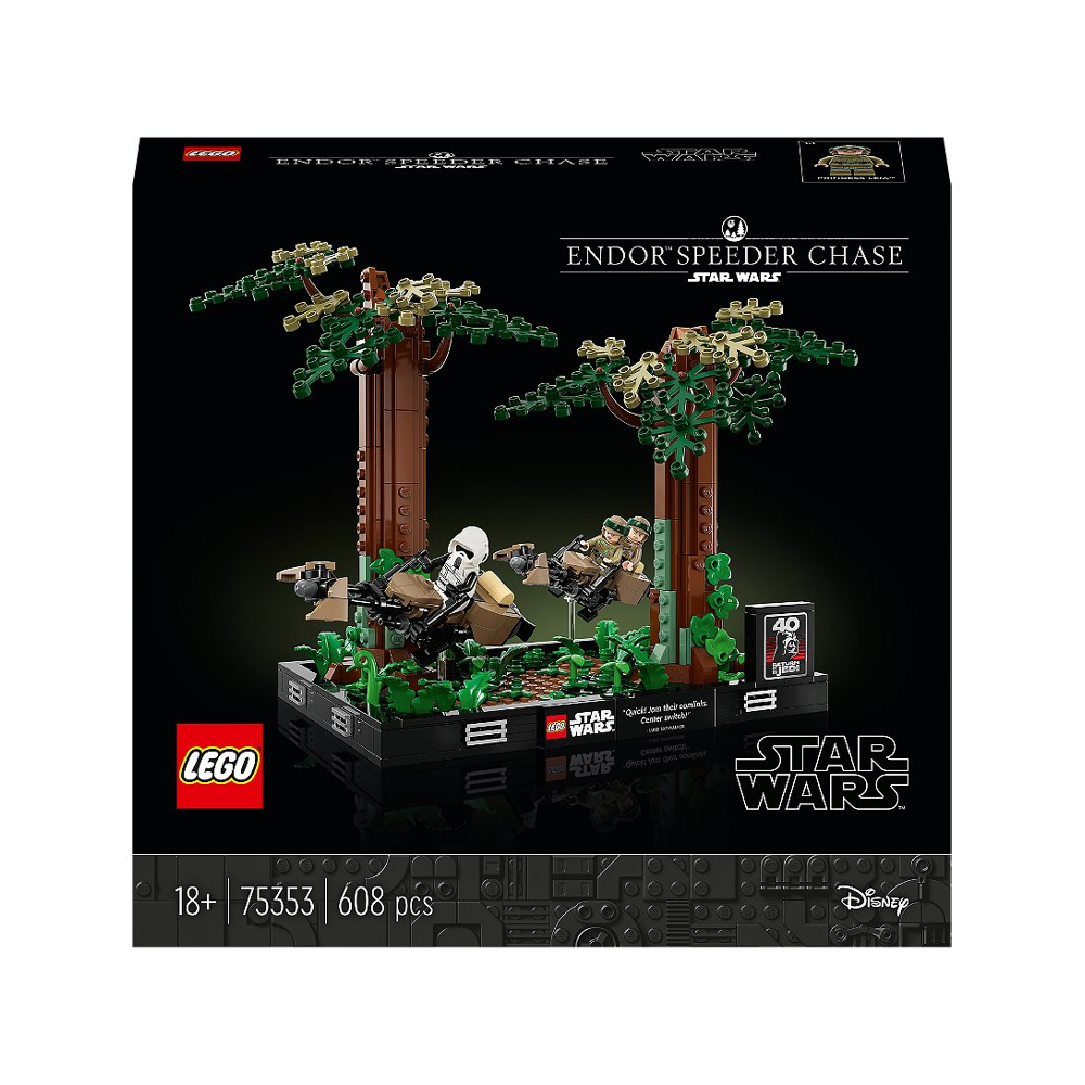 LEGO® Star Wars™ - Diorama de la course-poursuite en speeder sur Endor™ - 75353
