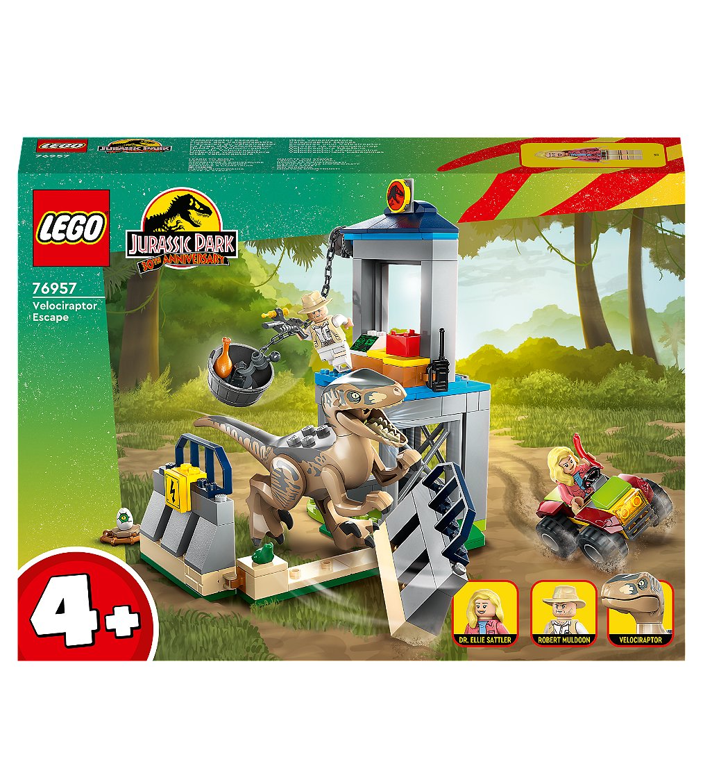 LEGO® Jurassic World™ - L'évasion du vélociraptor - 76957