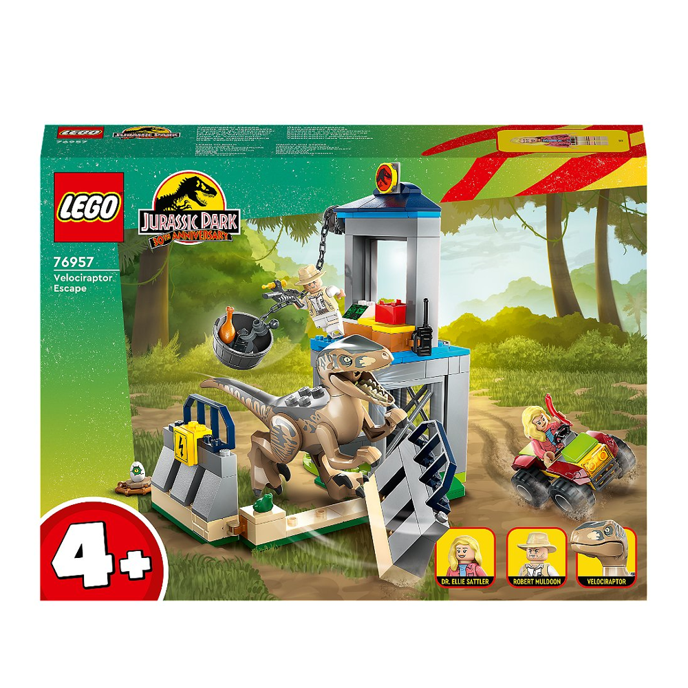 LEGO® Jurassic World™ - L'évasion du vélociraptor - 76957