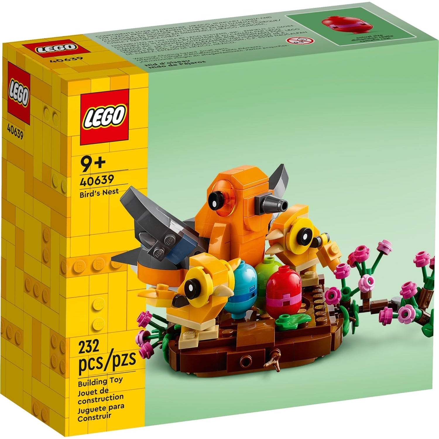 LEGO® Iconic Le Nid d’Oiseau Jouet de Construction Éducatif pour et Plus 40639