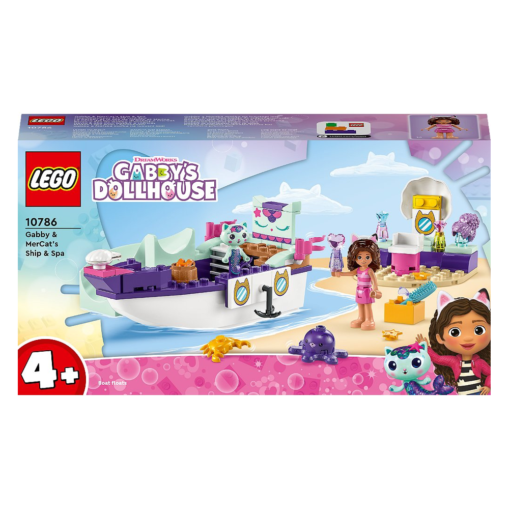 Gabby’s Dollhouse - Le bateau et le spa de Gabby et Marine - 10786