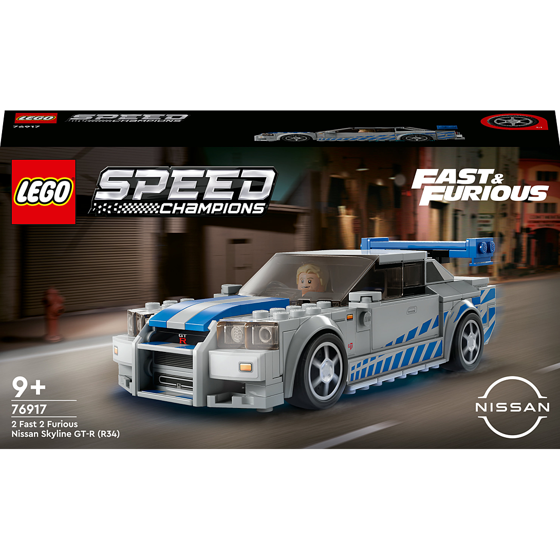 Lego Speed Champions Nissan Skyline Gt r r34 2 Fast 2 Furious 76917 Lego La Boîte - vue 2