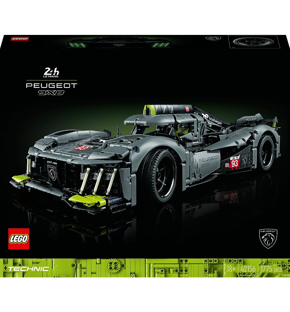 LEGO® Technic - PEUGEOT 9X8 24H Le Mans Hybrid Hypercar - 42156