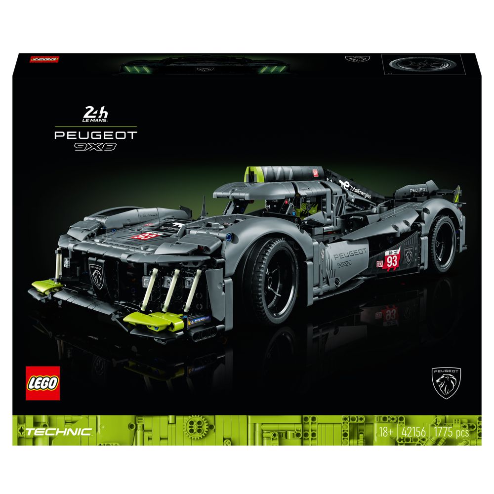 LEGO® Technic - PEUGEOT 9X8 24H Le Mans Hybrid Hypercar - 42156