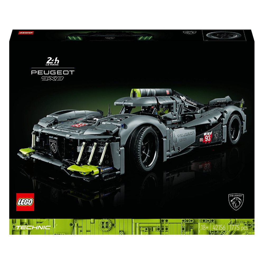 LEGO® Technic - PEUGEOT 9X8 24H Le Mans Hybrid Hypercar - 42156