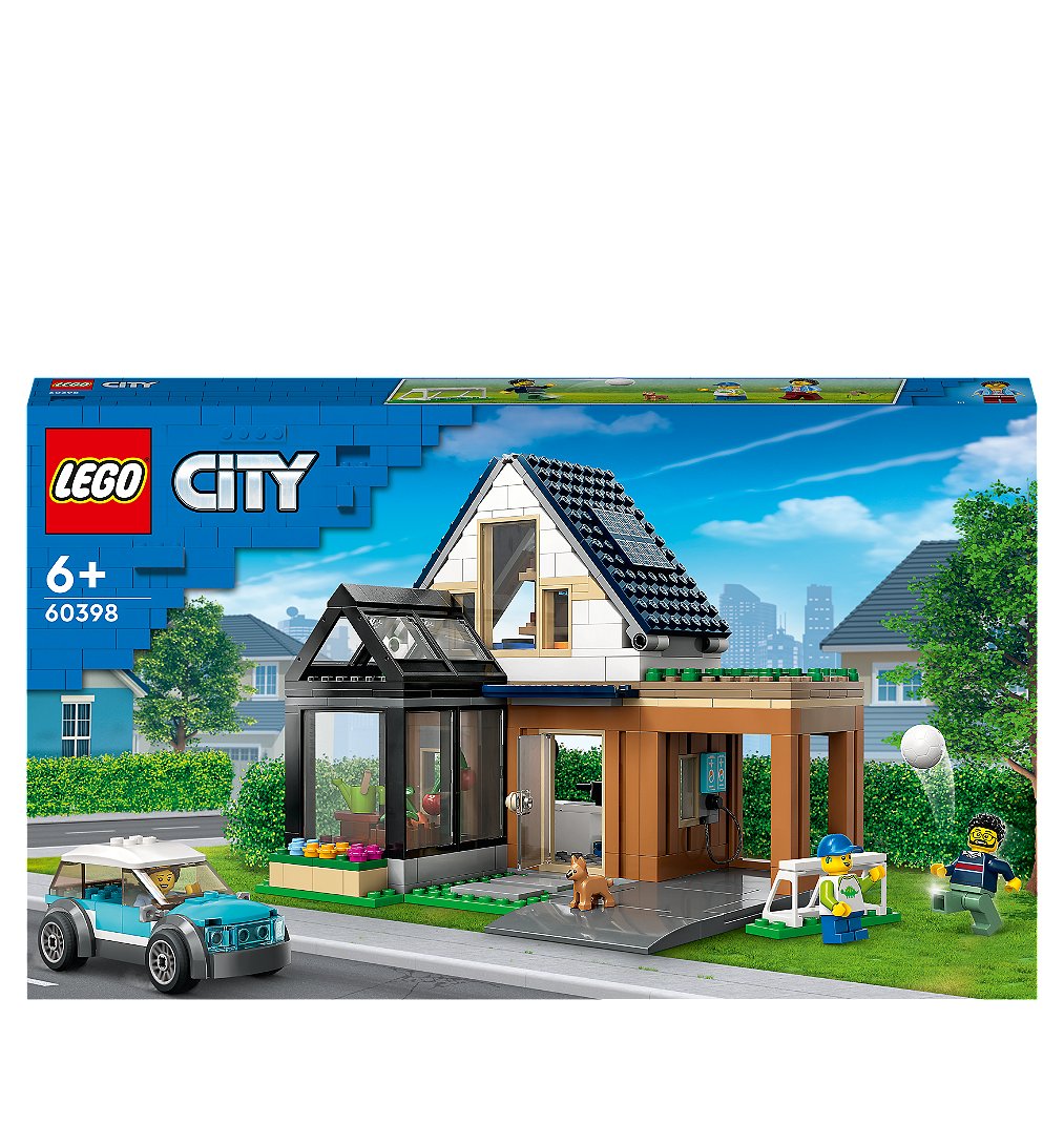 LEGO® City - La maison familiale et la voiture électrique - 60398