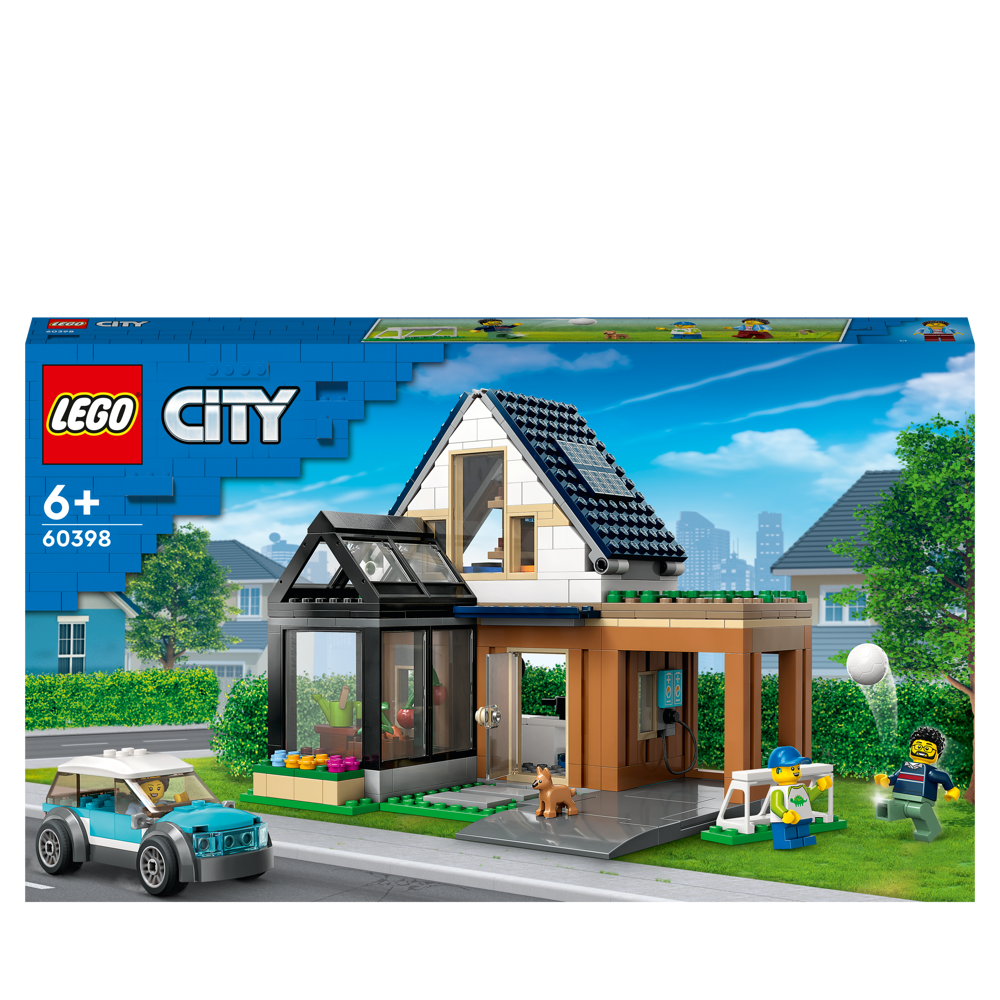 LEGO® City - La maison familiale et la voiture électrique - 60398