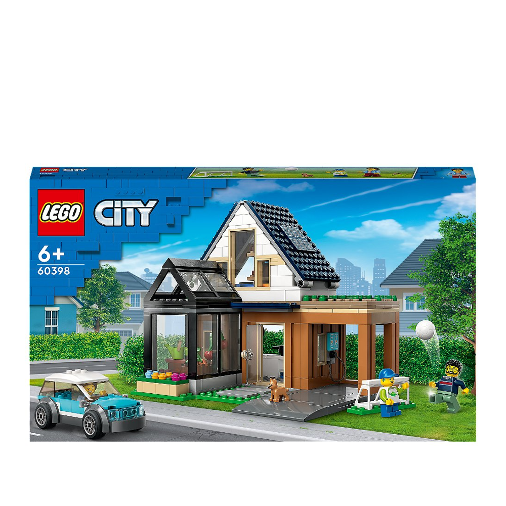 LEGO® City - La maison familiale et la voiture électrique - 60398
