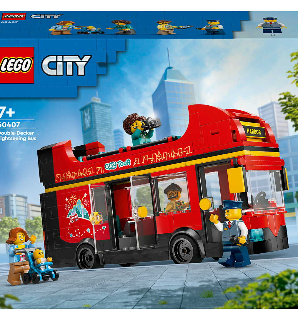 Lego City Le Bus À Deux Étages 60407 Lego La Boite