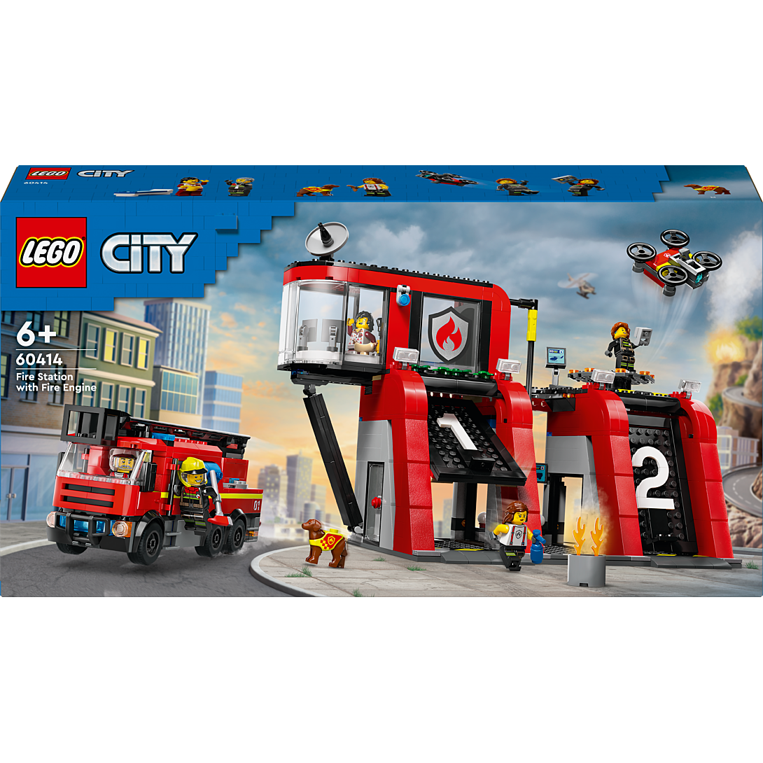 Lego City La Caserne Et Le Camion De Pompiers 60414 Lego - vue 2