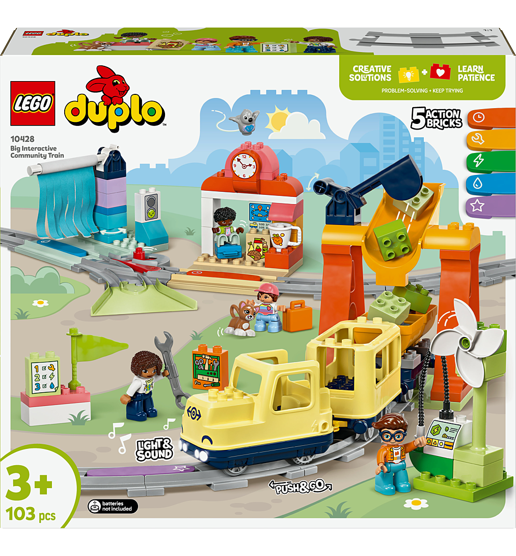 LEGO® DUPLO® Ma ville Le grand train communautaire interactif 10428