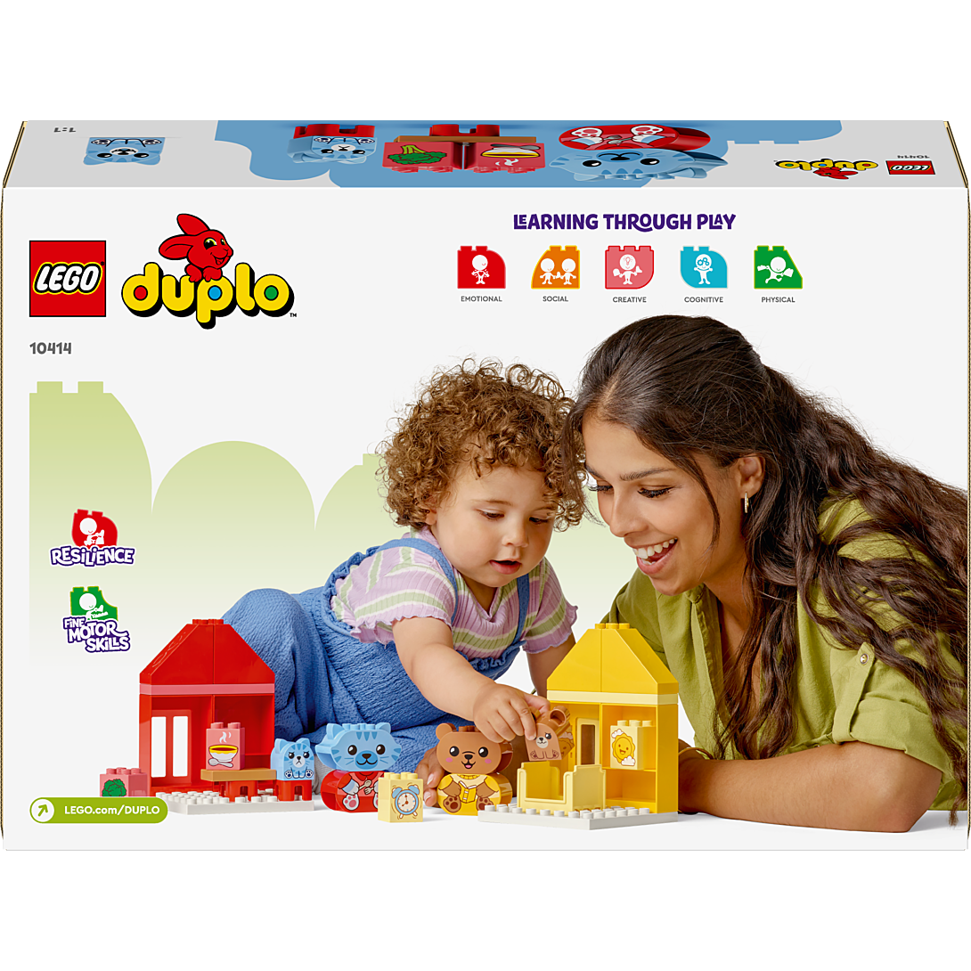 Lego Duplo My First Mes Rituels Quotidiens Le Repas Et Le Coucher 10414 Lego La Boîte - vue 2
