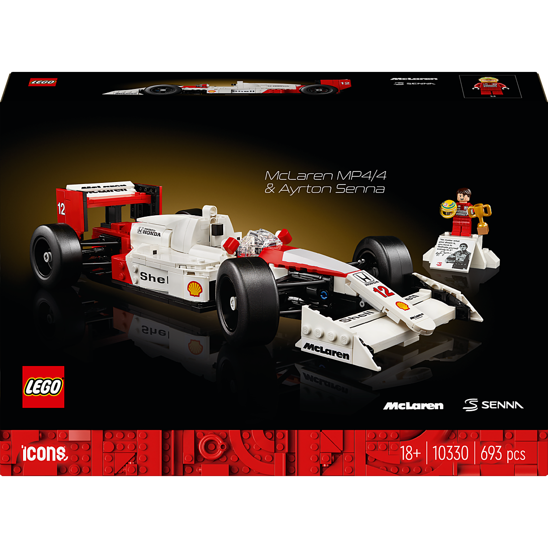 Lego Icons Mclaren Mp44 Et Ayrton Senna 10330 Lego