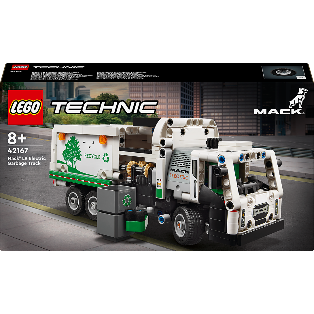 Lego Technic Mack Lr Electric Camion Poubelle 42167 Lego - vue 3