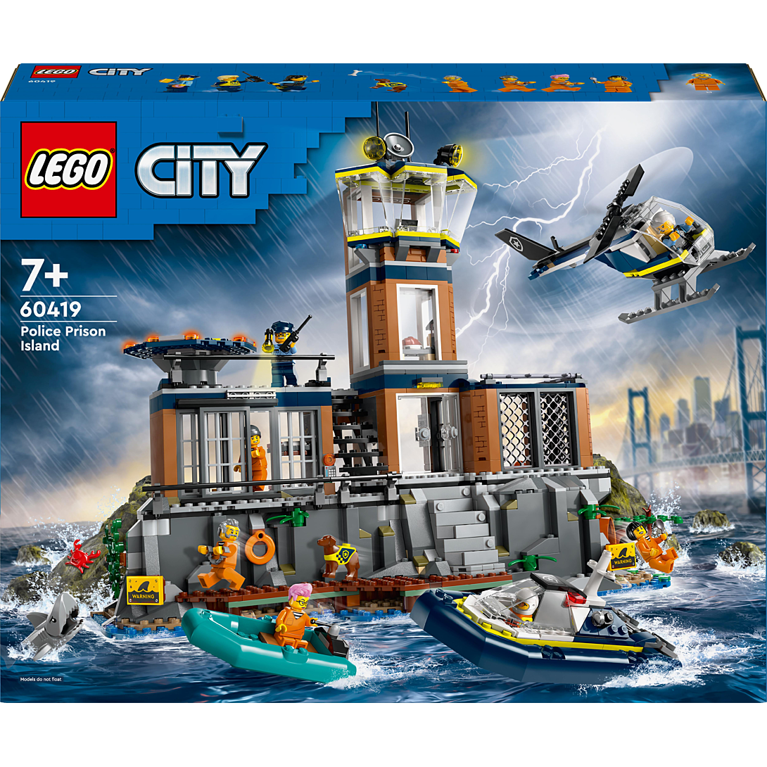 LEGO City La prison de la police en haute mer 60419 - vue 6