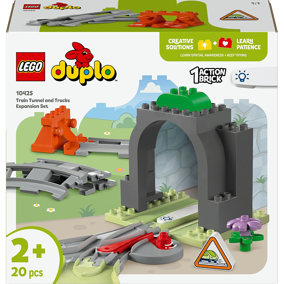 Lego Set D'extension: Les Rails Et Le Tunnel Du Train 10425 Lego La Boite - vue 2