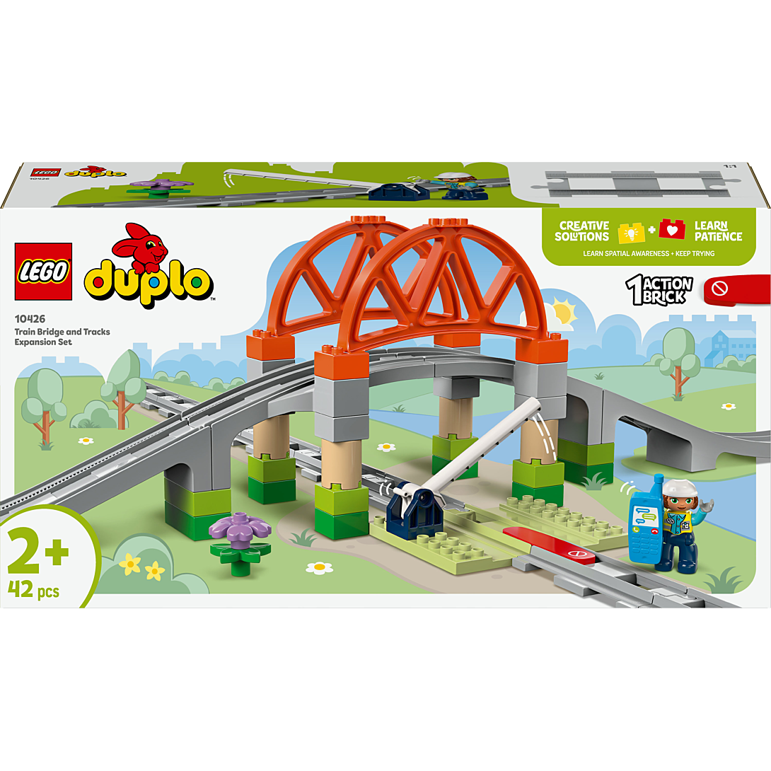 Lego Set D'extension: Les Rails Et Le Pont Du Train 10426 Lego La Boite - vue 4