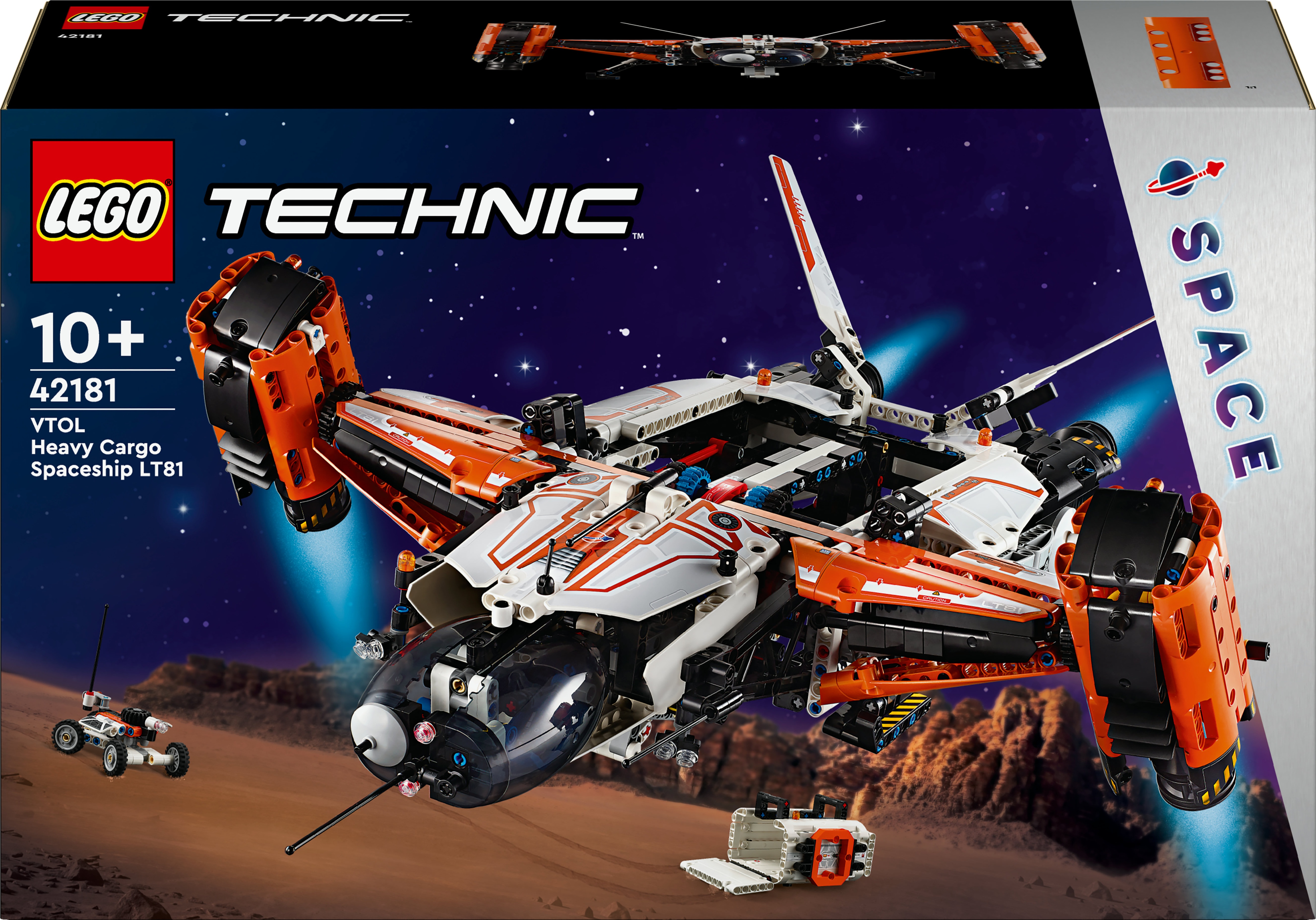 Lego Technic Le Vaisseau Spatial Cargo Vtol Lt81 42181 Lego