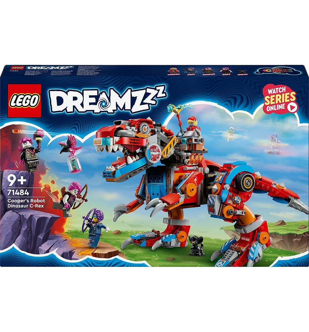 LEGO DREAMZzz 71484 Le Robot Dinosaure C Rex de Cooper