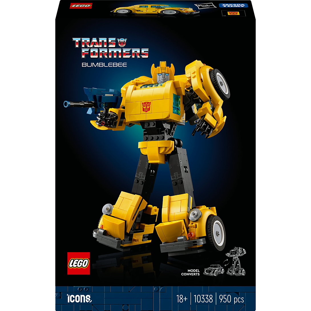 Set LEGO Icons Transformers Bumblebee 10338 Modèle Collectible pour Adultes Neuf - vue 6