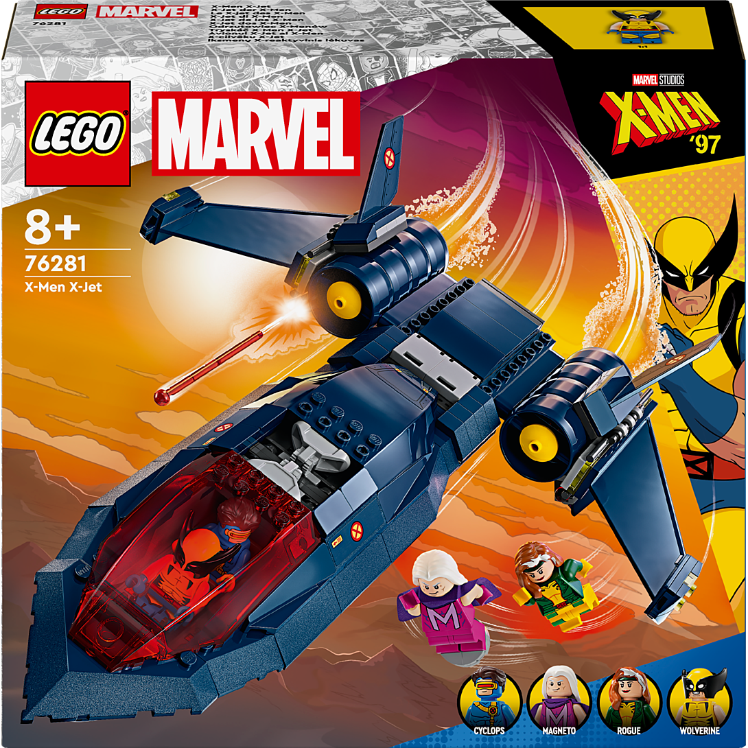 Lego Marvel Le X jet Des X men 76281 Lego - vue 6