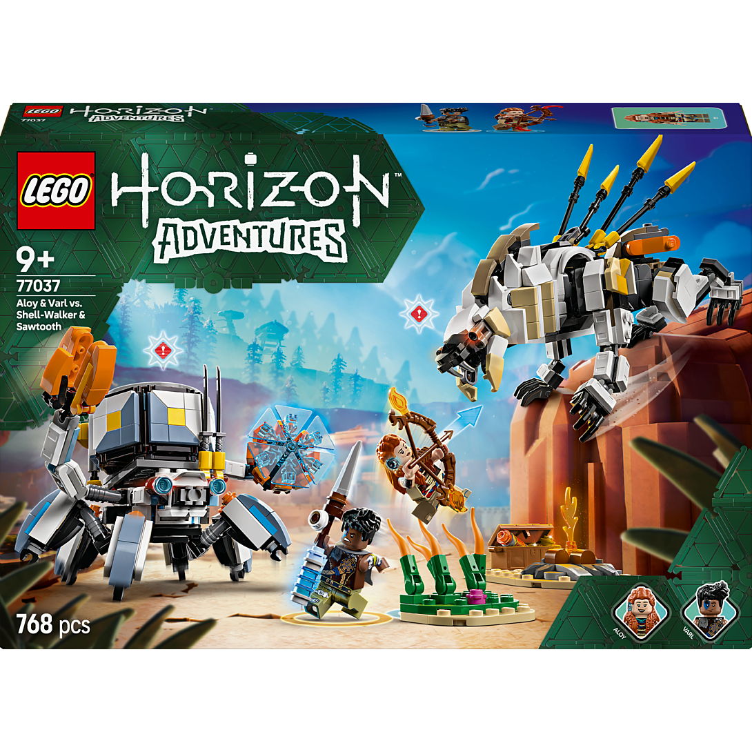 Lego Aloy Et Varl Contre Testudien Et Dents De Scie 77037 Lego La Boite - vue 2