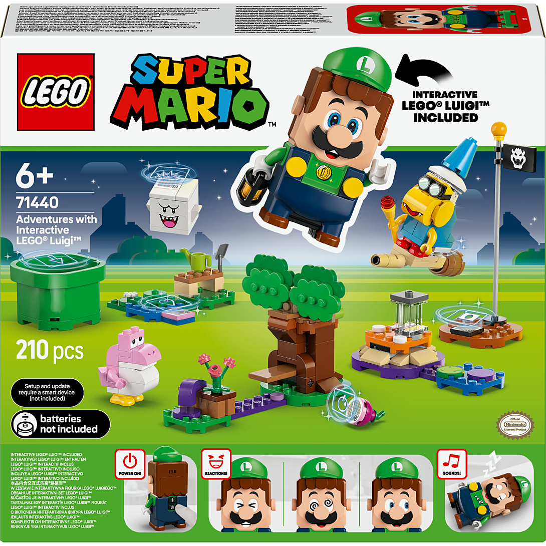 Lego Super Mario Les Aventures De Lego Luigi Interactif 71440 Lego La Boîte - vue 2
