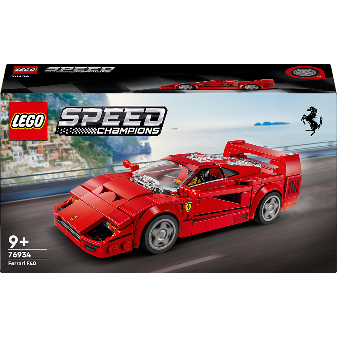 LEGO Speed Champions 76934 Supercar Ferrari F40 - Véhicule Collector