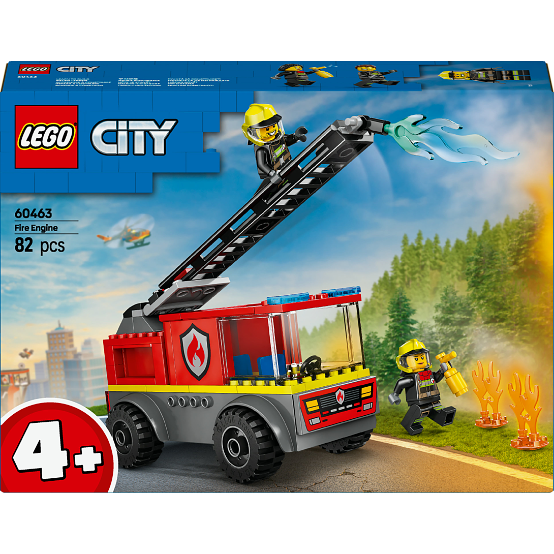 Lego City Camion De Pompier Avec Echelle 60463 Lego La Boite - vue 2