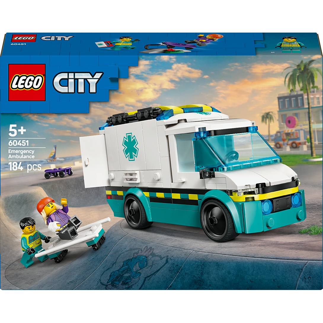 Lego City 'ambulance De Secours 60451 Lego La Boite - vue 2