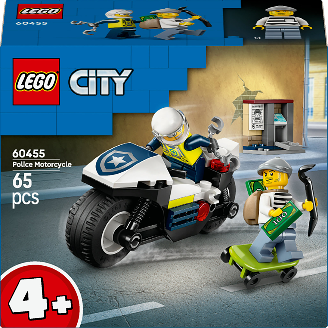 LEGO® City 60455 La course poursuite en moto de police - vue 2