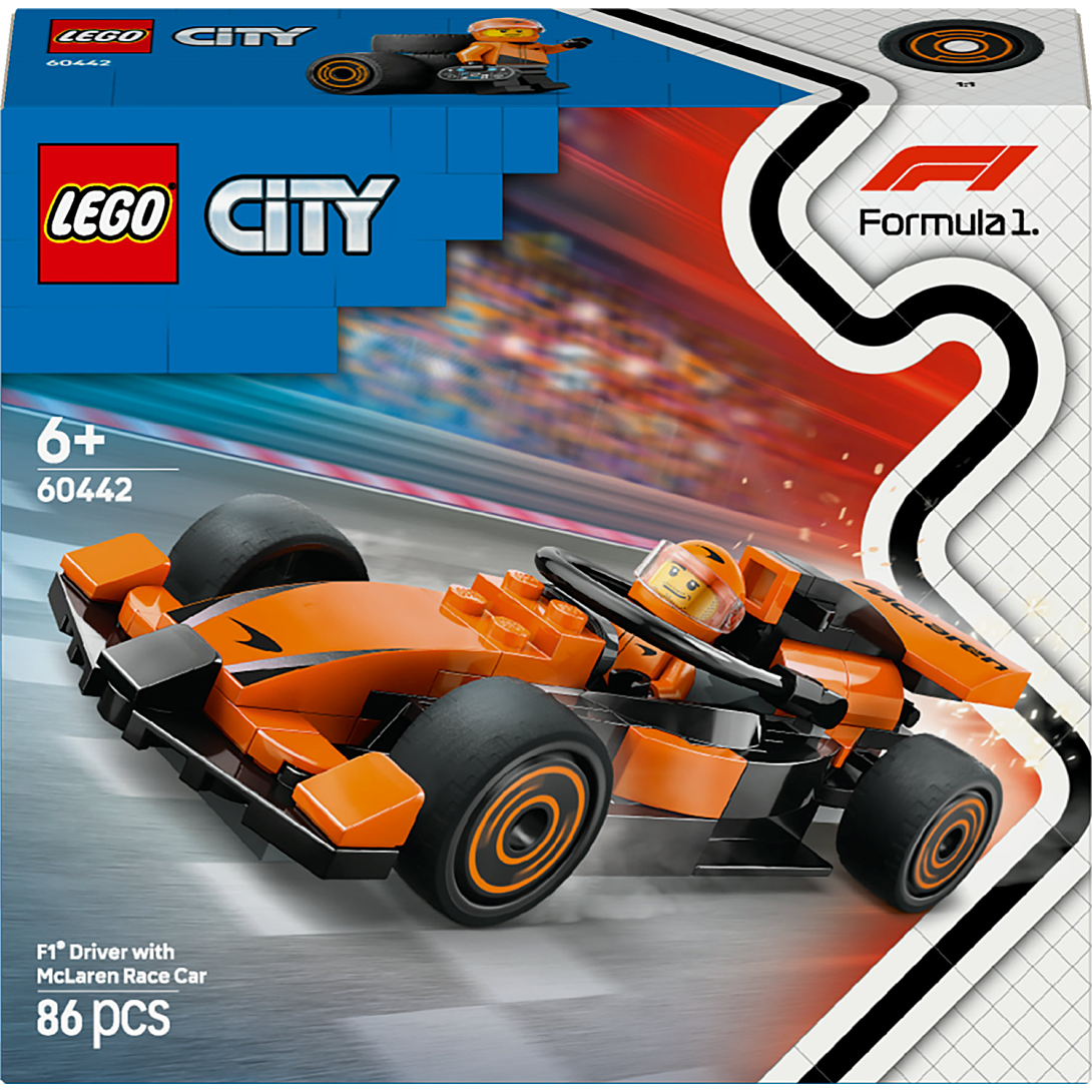 Lego City Voiture De Course Mclaren Avec Pilote F1 60442 Lego La Boite - vue 2
