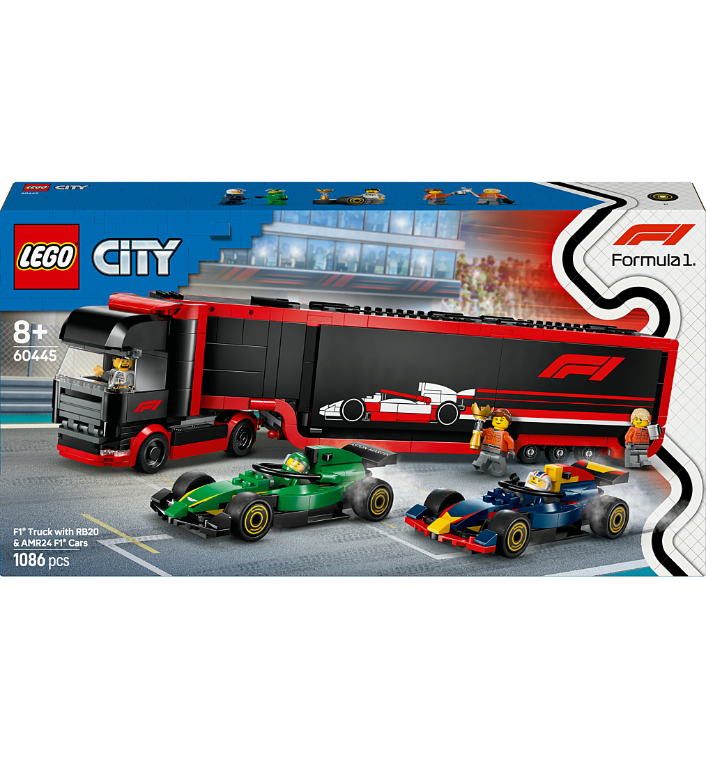Lego City Camion De F1 Avec Voiture De F1 Rb20 Et Amr24 60445 Lego La Boite - vue 8