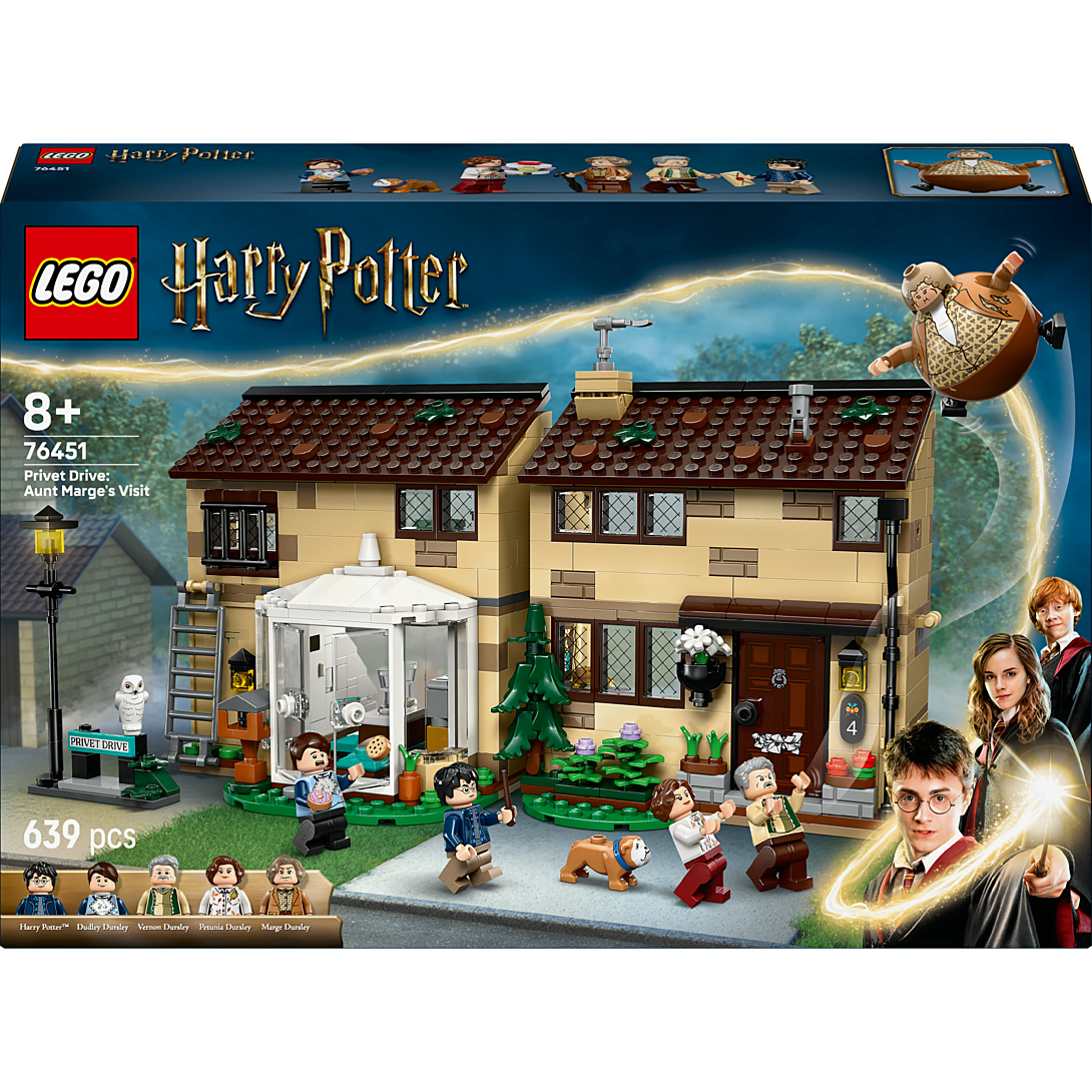 LEGO® Harry Potter™ - Privet Drive : la Visite de Tante Marge, Maison à Construire - 76451