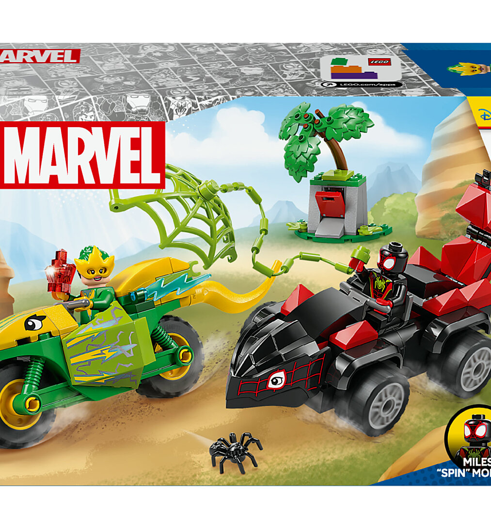 Lego Course Poursuite Entre Spin Et Electro En Dino véhicules 11198 Lego La Boite