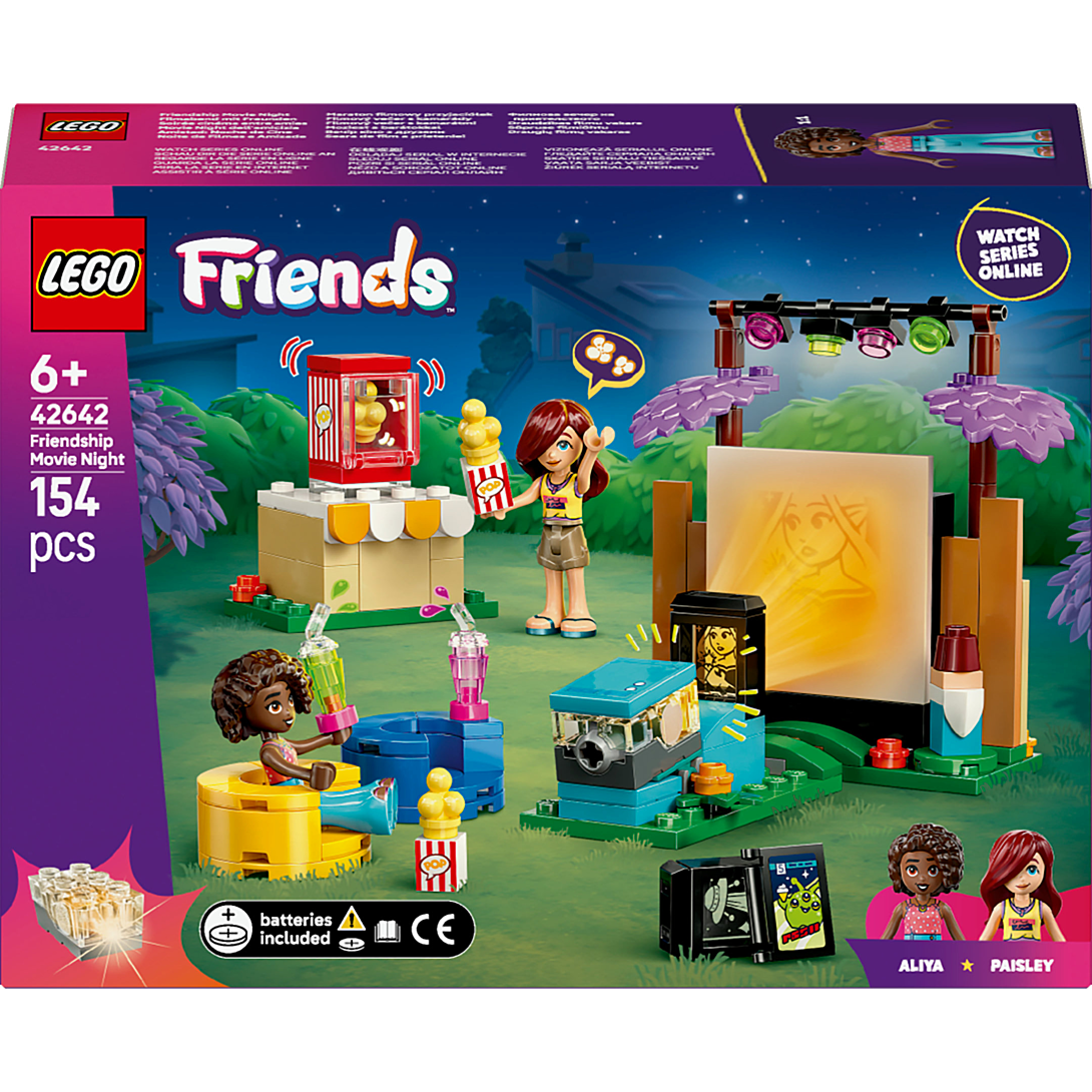 LEGO® Friends - Soirée Cinéma entre Amies, Jouet d’Imitation et de Construction - 42642