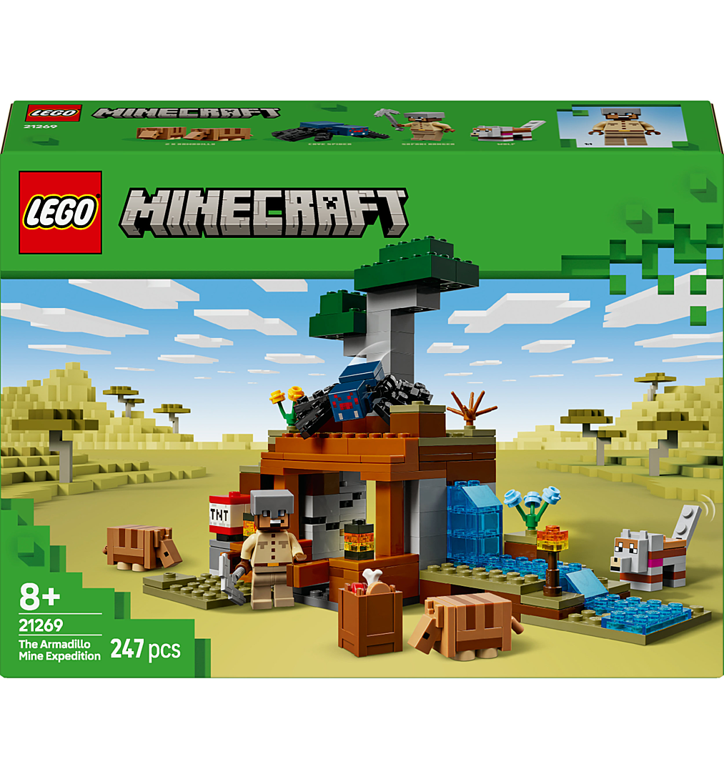 LEGO Minecraft L'expédition dans la mine du tatou 21269 - vue 8