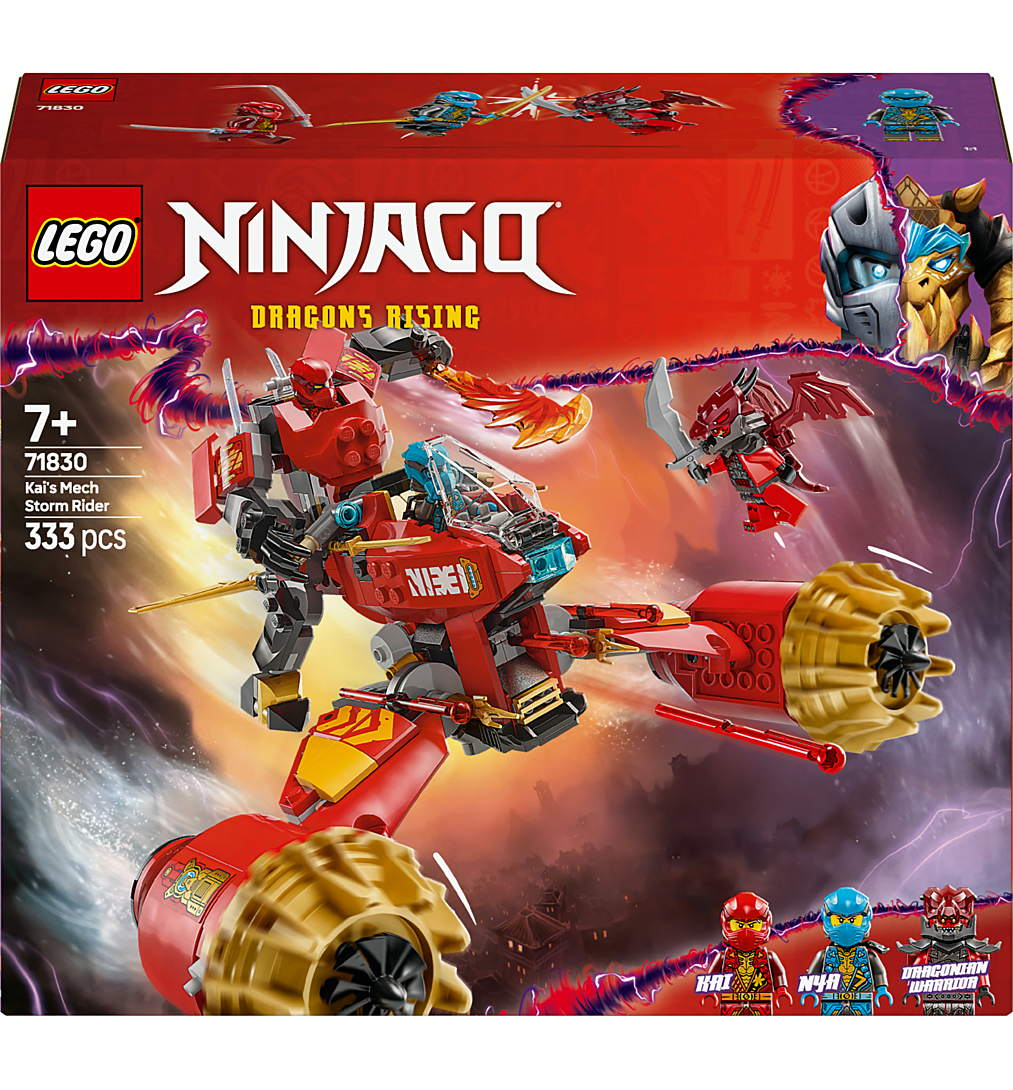 Lego Ninjago La Moto Tempête Du Robot De Kai 71830 Lego La Boite - vue 2