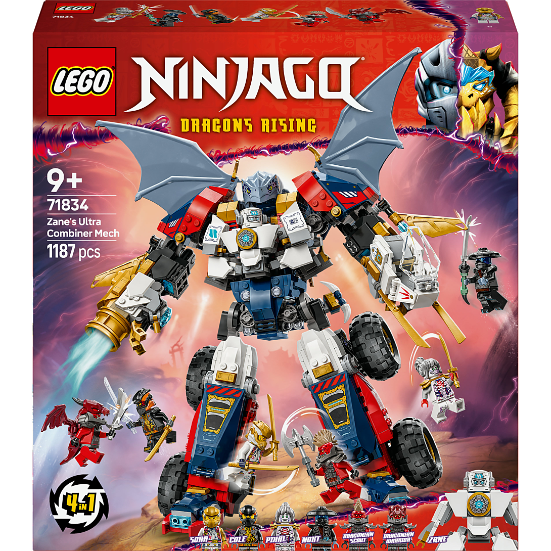 LEGO NINJAGO 71834 Le robot ultra combo de Zane Jeu de construction 4 en 1 dès - vue 8