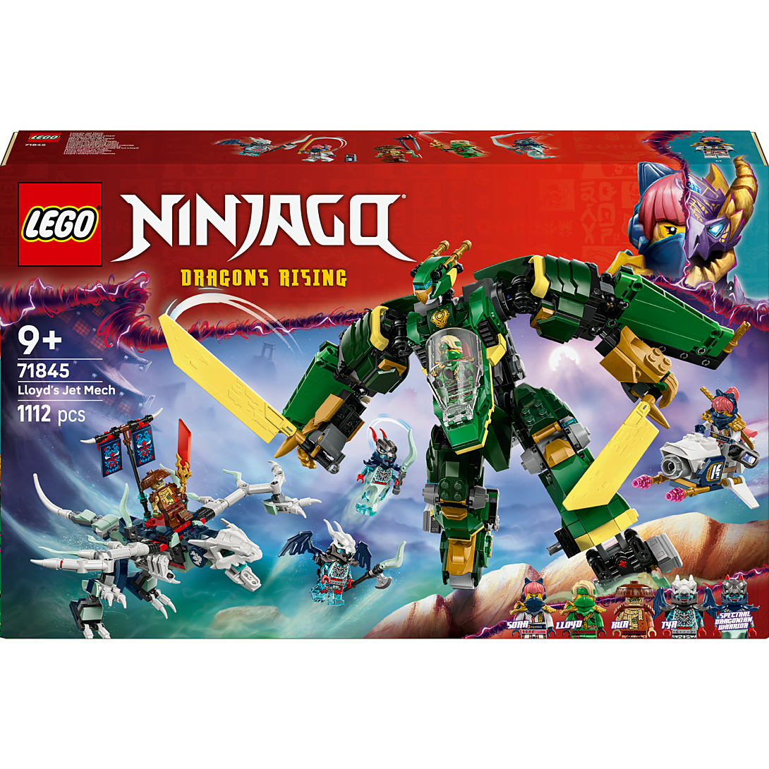 LEGO® NINJAGO - L’Avion-Robot de Lloyd, Jouet Ninja, Kit de Construction - 71845