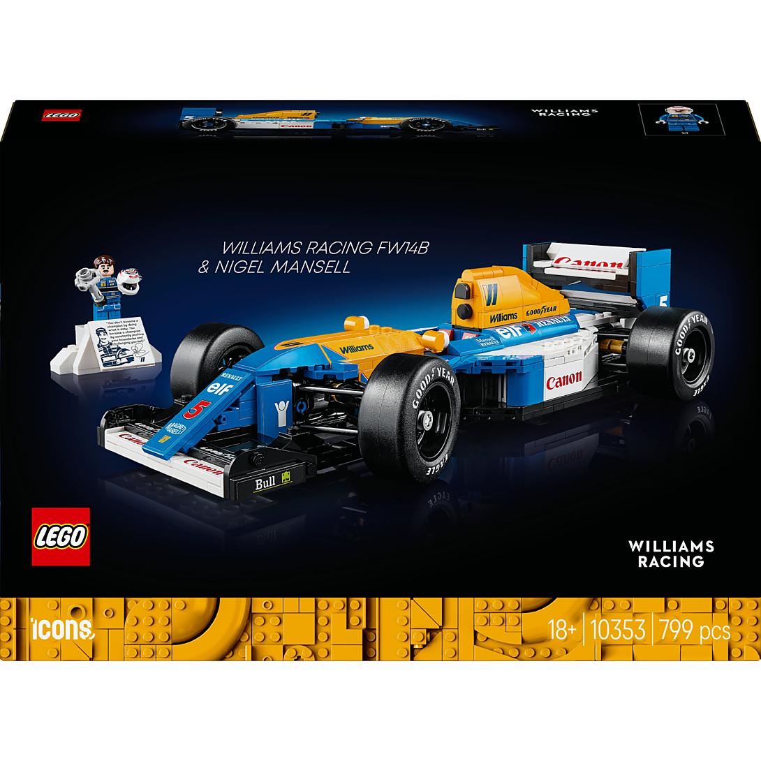 Lego Williams Racing Fw14b Et Nigel Mansell 10353 Lego La Boite - vue 2