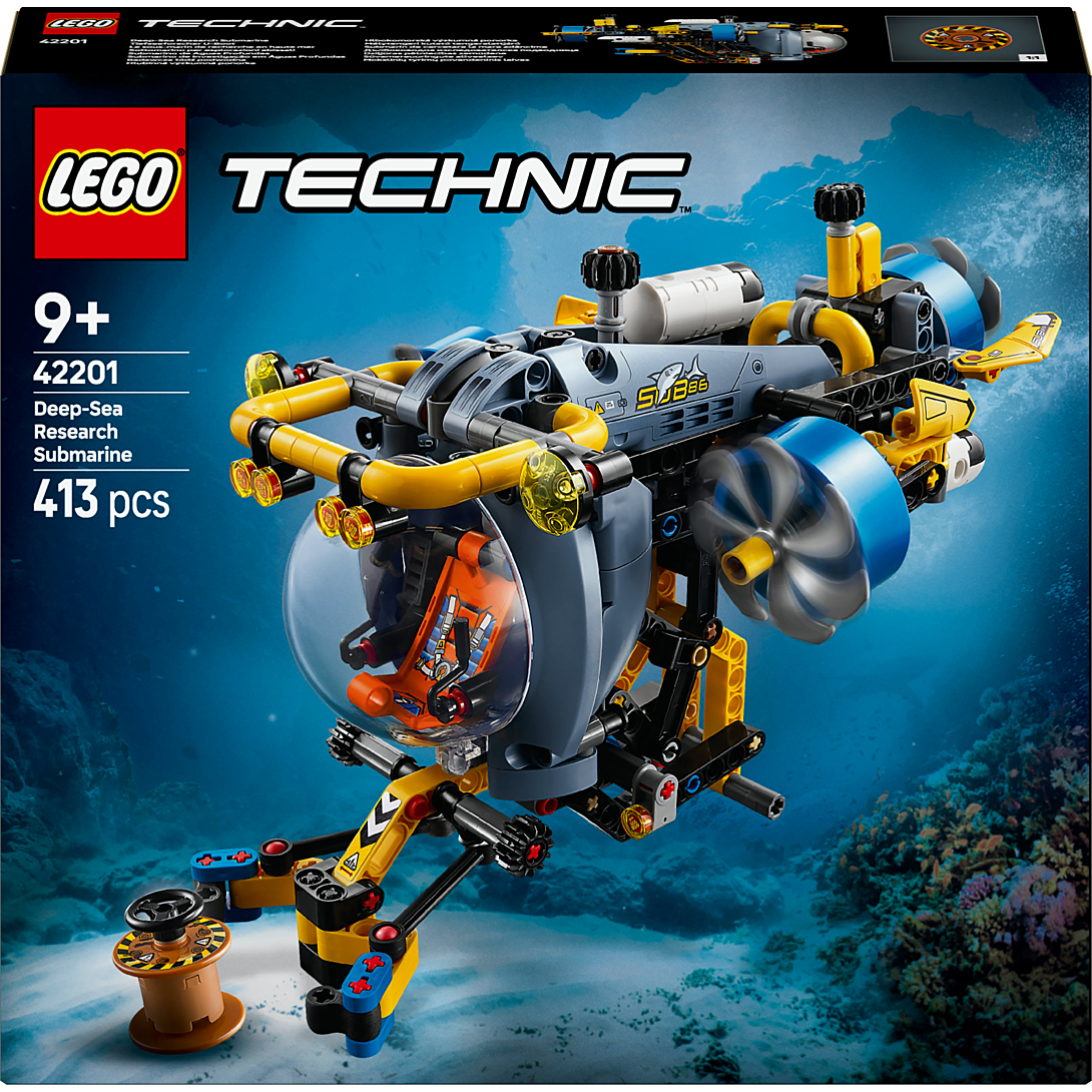 Lego Technic Le Sous Marin De Recherche En Haute Mer 42201 Lego La Boite - vue 2