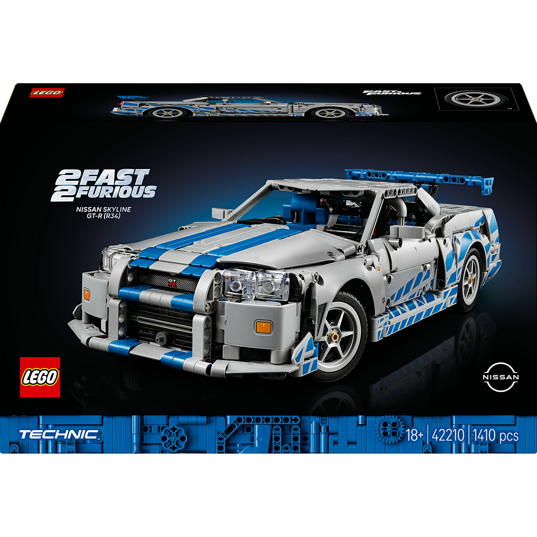 LEGO® Technic - Voiture Nissan Skyline GT-R (R34) 2 Fast 2 Furious, Maquette de Voiture - 42210