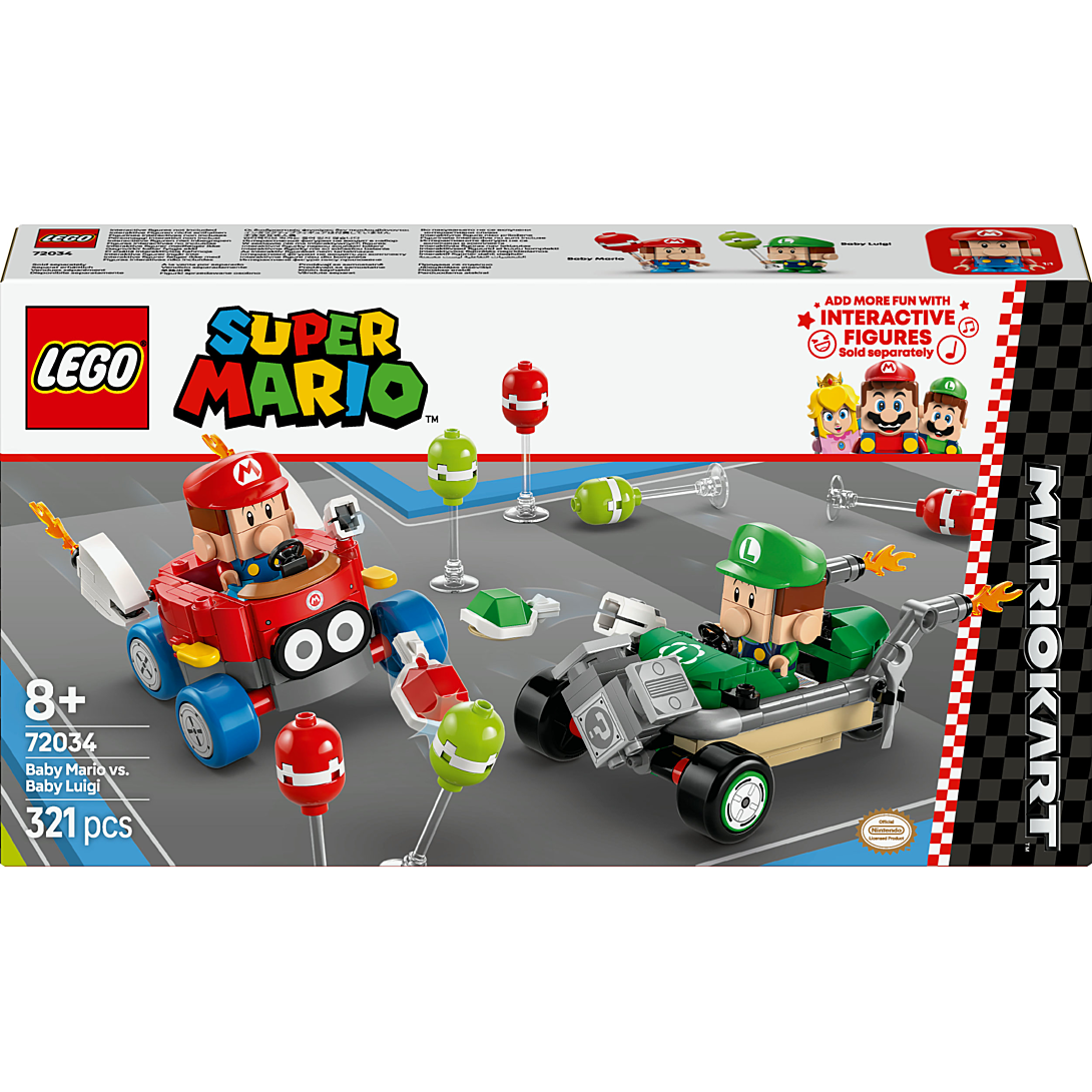 Lego Mario Kart Bébé Mario Contre Bébé Luigi 72034 Lego La Boite - vue 2