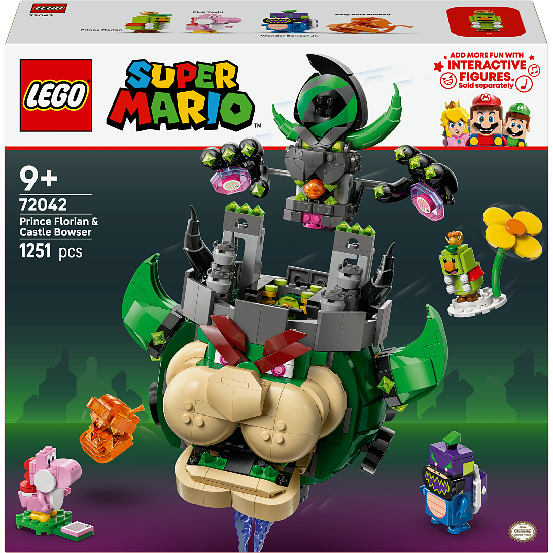 LEGO® Super Mario™ - Prince Florian et Château de Bowser, Pour le Jeu d’Imitation - 72042