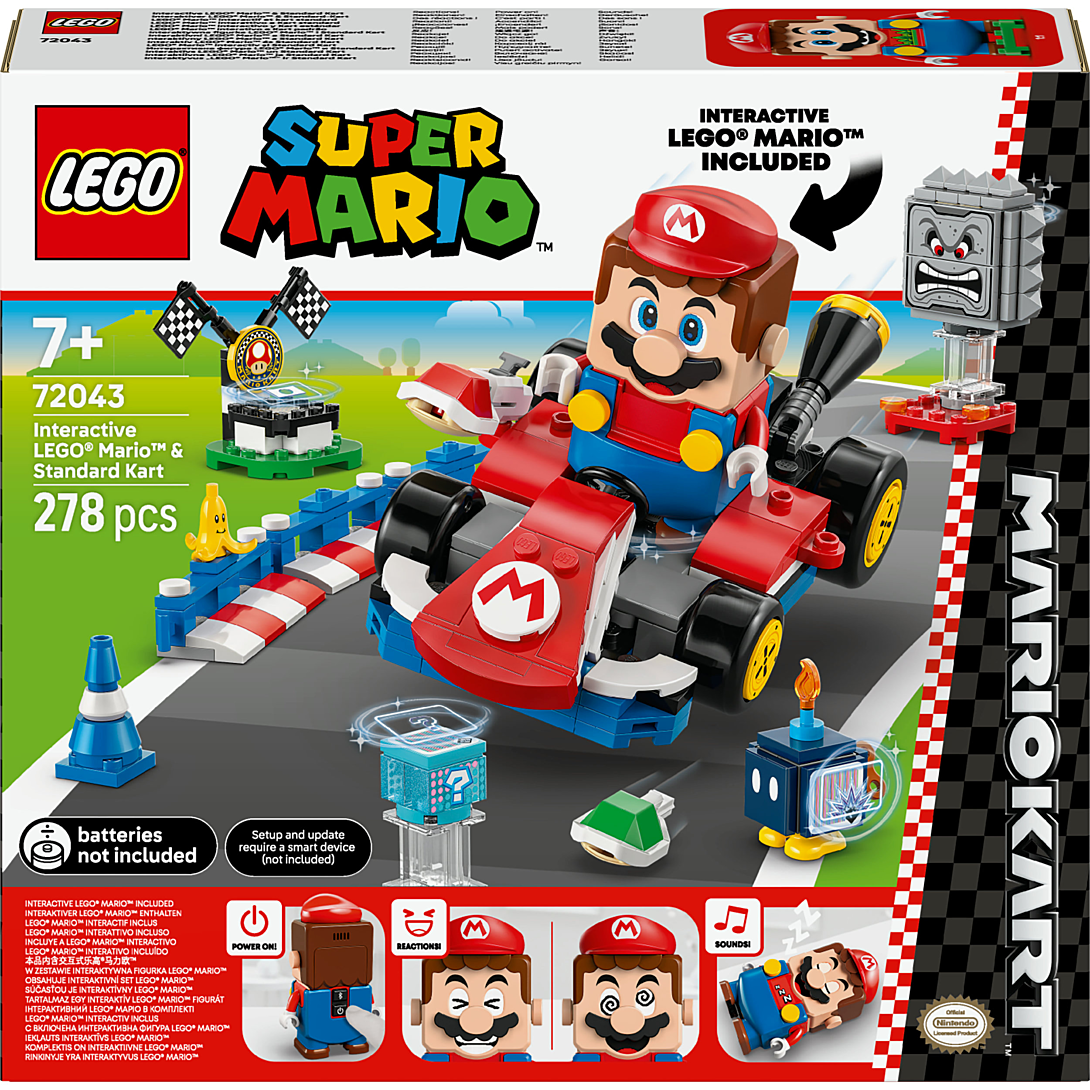 LEGO® Super Mario™ 72043 Mario Kart™ – LEGO® Mario™ interactif et kart standard - vue 2