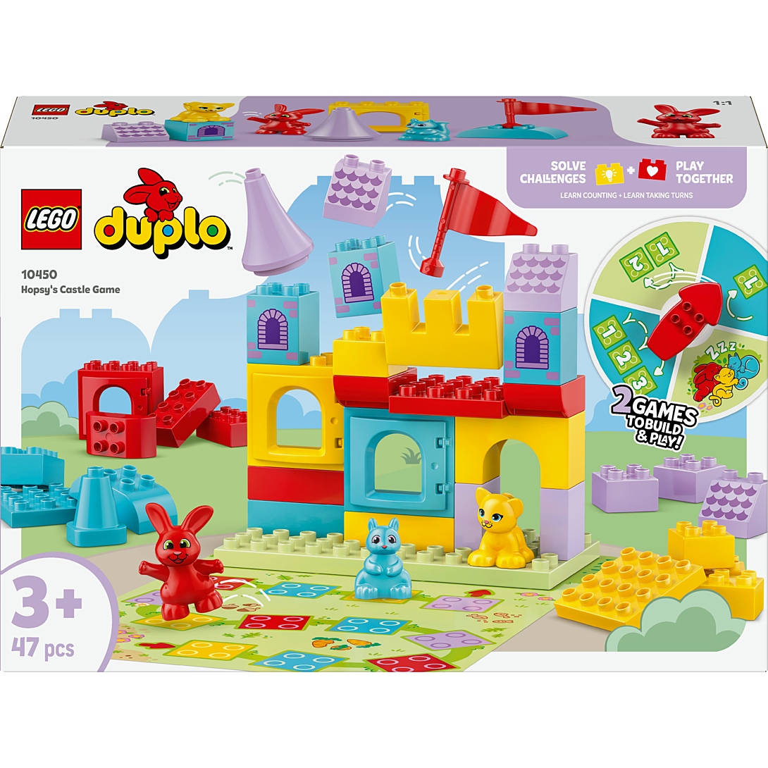 LEGO® DUPLO - Le Jeu du Château d’Hopsy, Jouet de Construction et d’Apprentissage par le Jeu - 10450