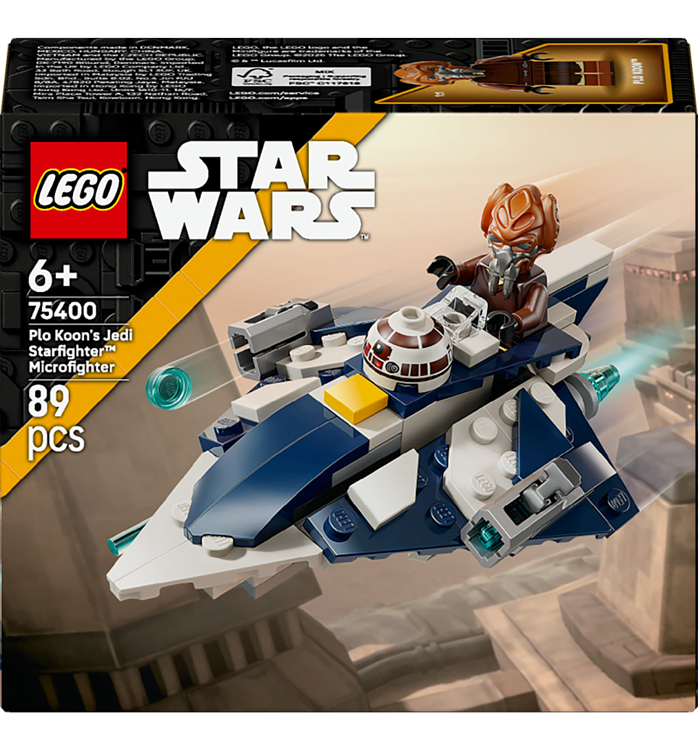 LEGO® Star Wars™ - Microfighter Chasseur Jedi de Plo Koon, Jouet de Construction - 75400